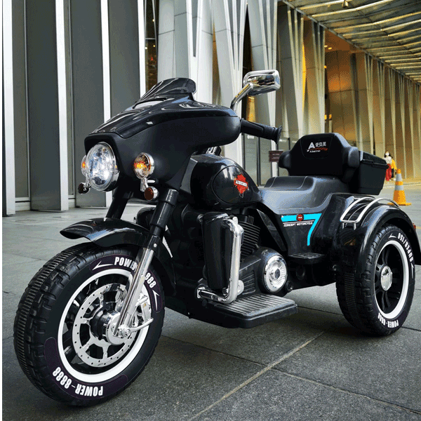 Kids ride online on harley davidson