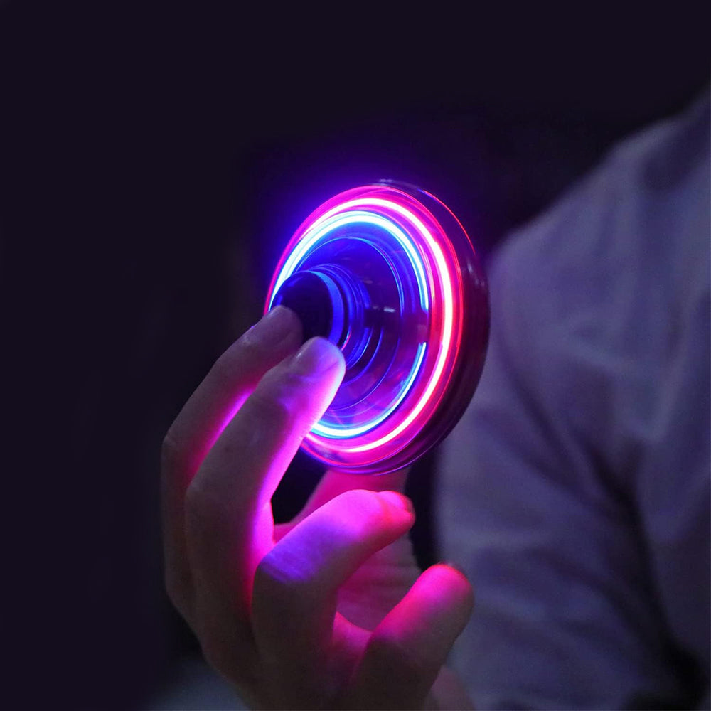 USB RECHARGEABLE FLYING SPINNER WITH LED LIGHTS