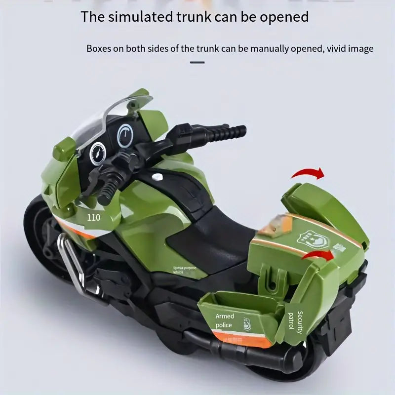 CHILDREN'S TOY  MOTORCYCLE INERTIAL SIMULATION