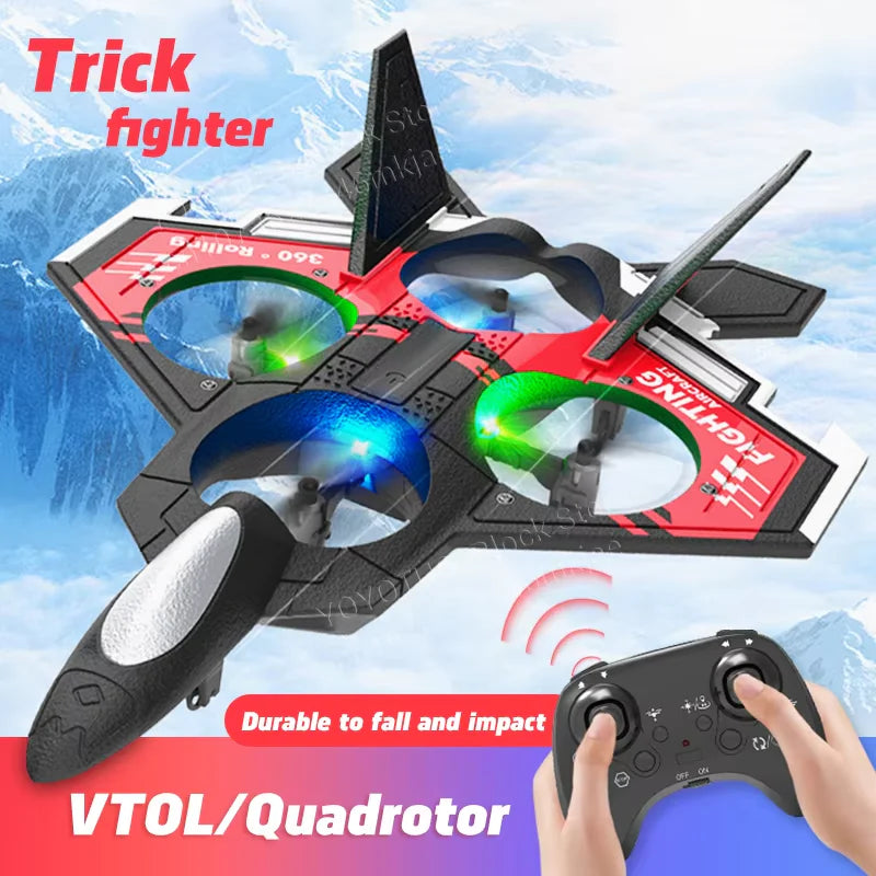 REMOTE CONTROL FIGHTER COMBAT AIRCRAFT WITH 360 FLIP