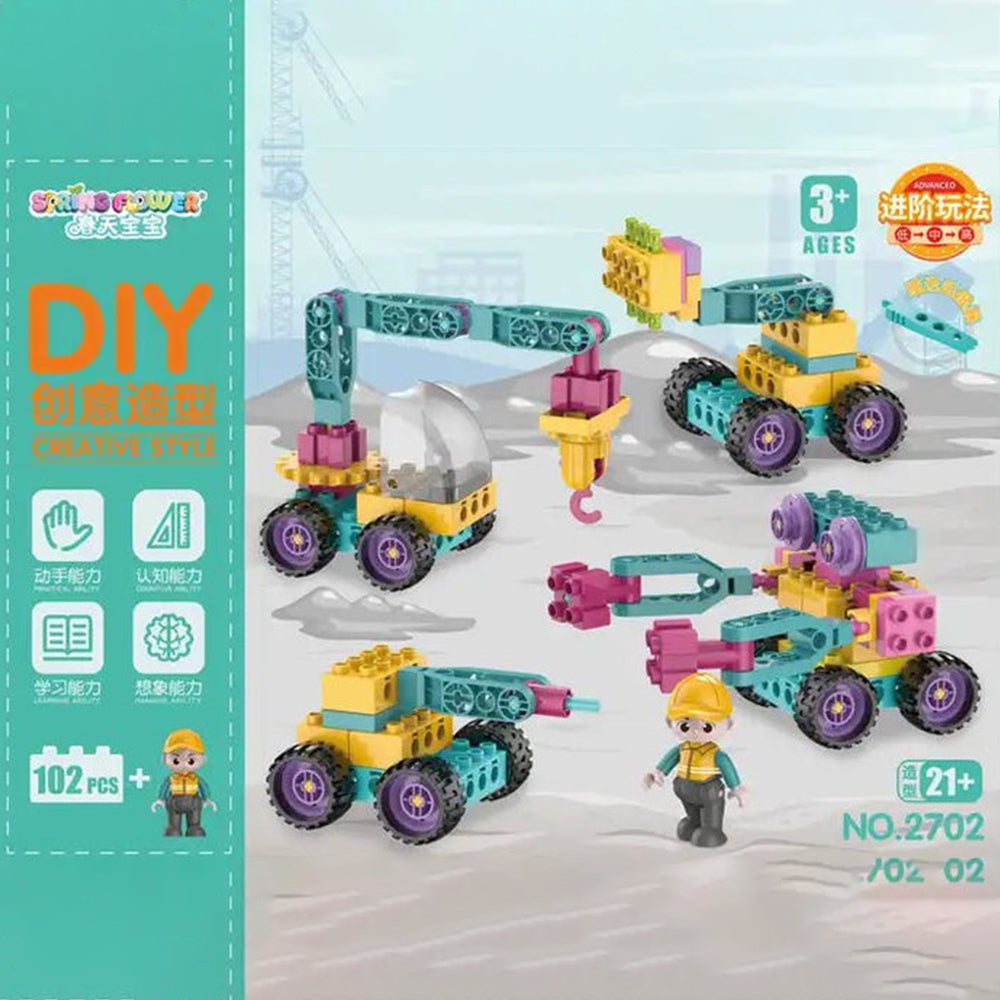 102 PCS DIY SET FOR CONSTRUCTION  MODELS