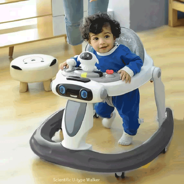 NEW STYLE 2 IN 1 BABY WALKER & ACTIVITY ROBERT STYLE