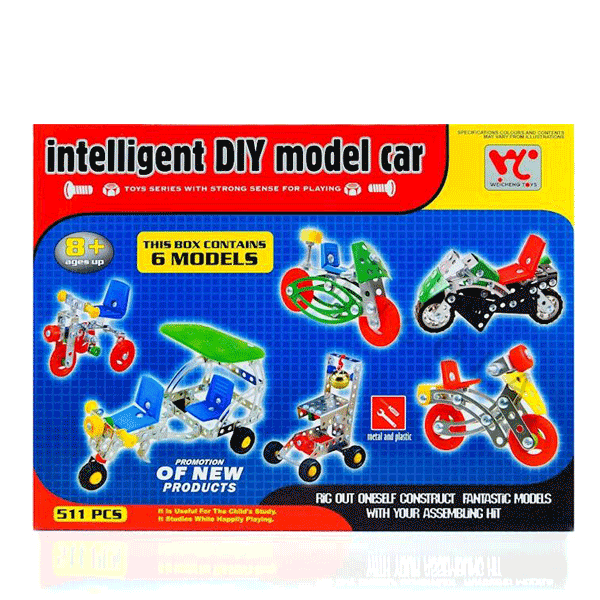 511 PCS INTELLIGENT MODEL CARS & MACANO SET