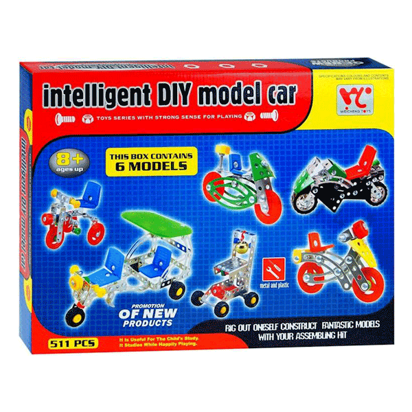 511 PCS INTELLIGENT MODEL CARS & MACANO SET