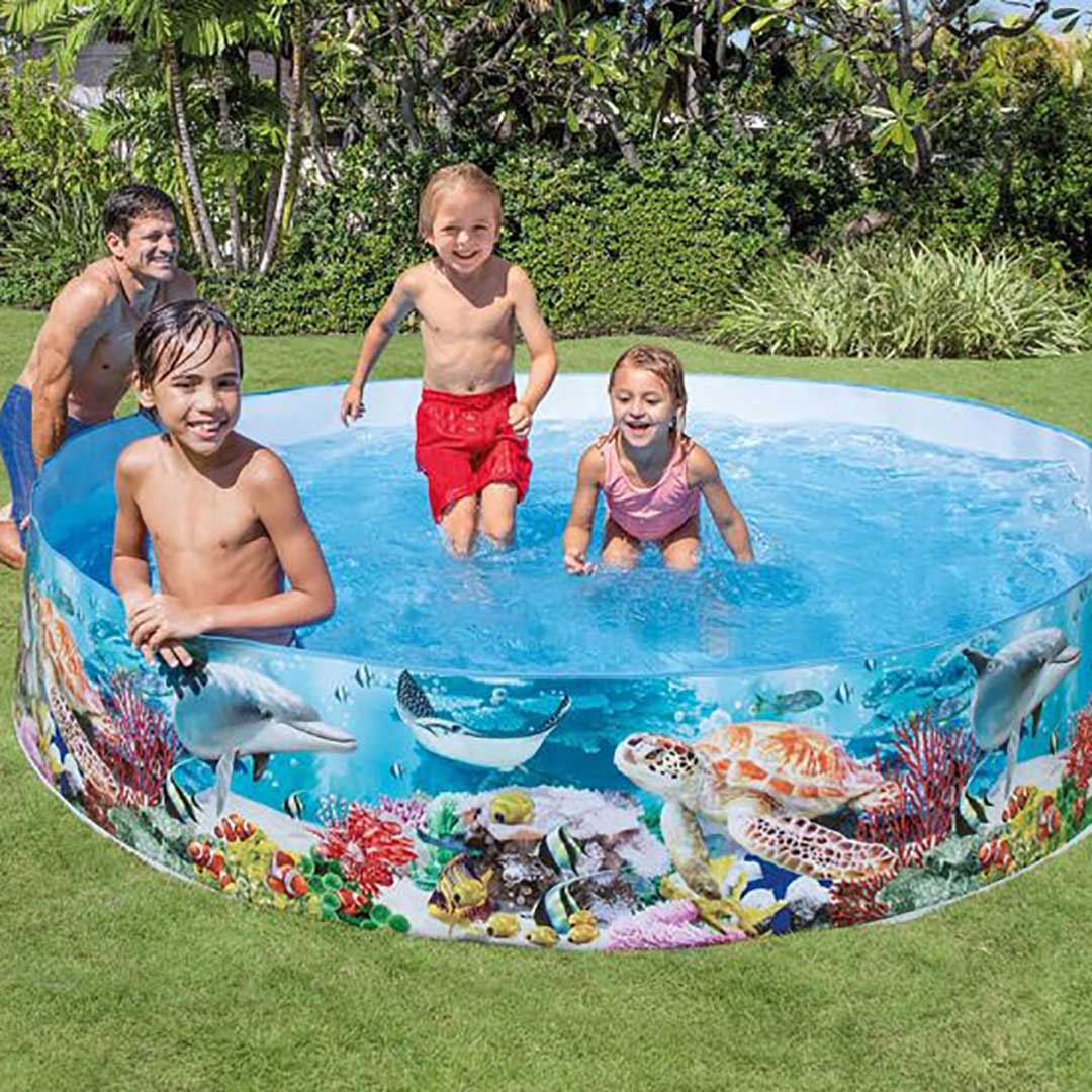 INTEX OCEAN SNAPSET PLAY POOL FOR KIDS -  8 FT