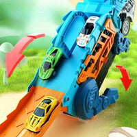 Thumbnail for 2 IN 1 DINOSAUR TRANSPORT TRUCK TRACK SET