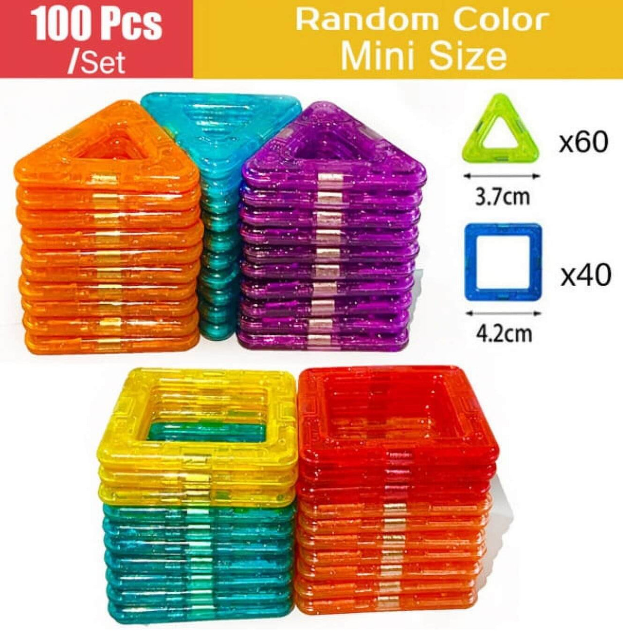 50 PCS MAGNETIC BUILDING BLOCKS SET