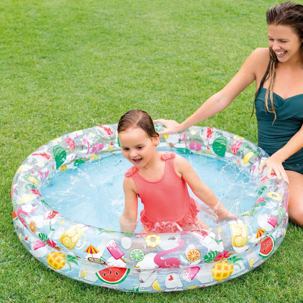 INTEX STARS KIDDIE 2 RING CIRCLES SWIMMING POOL - 59421