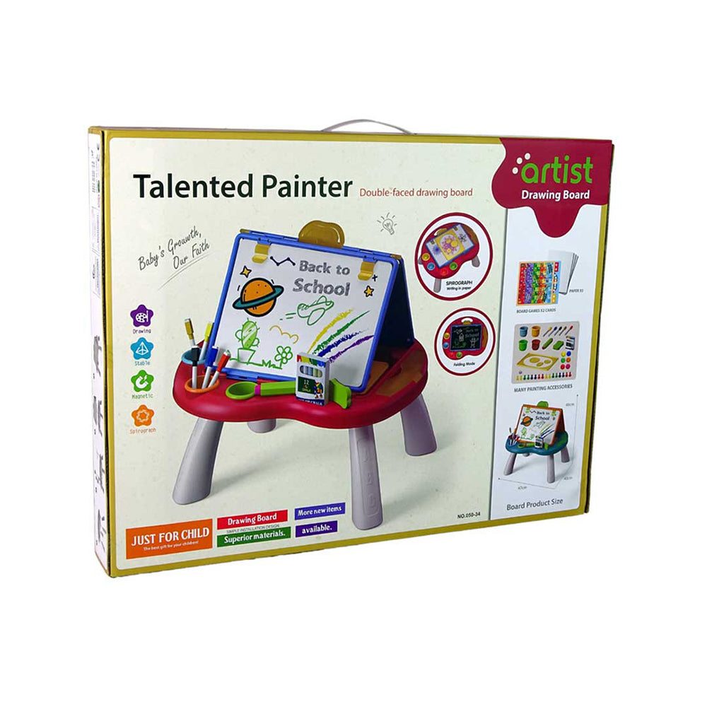 2 IN 1 DRAWING BOARD PLAY SET