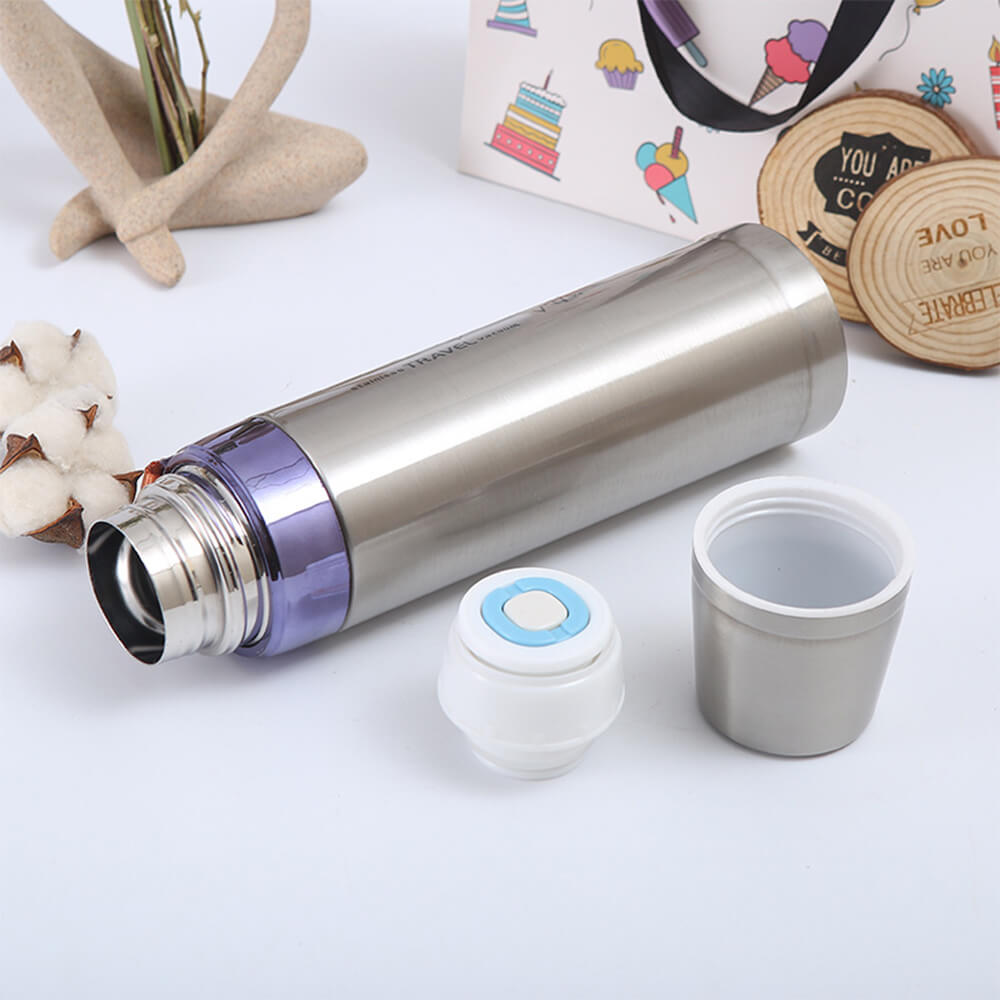 STYLISH DOUBLE LAYER STAINLESS STEEL VACUUM INSULATED BOTTLE