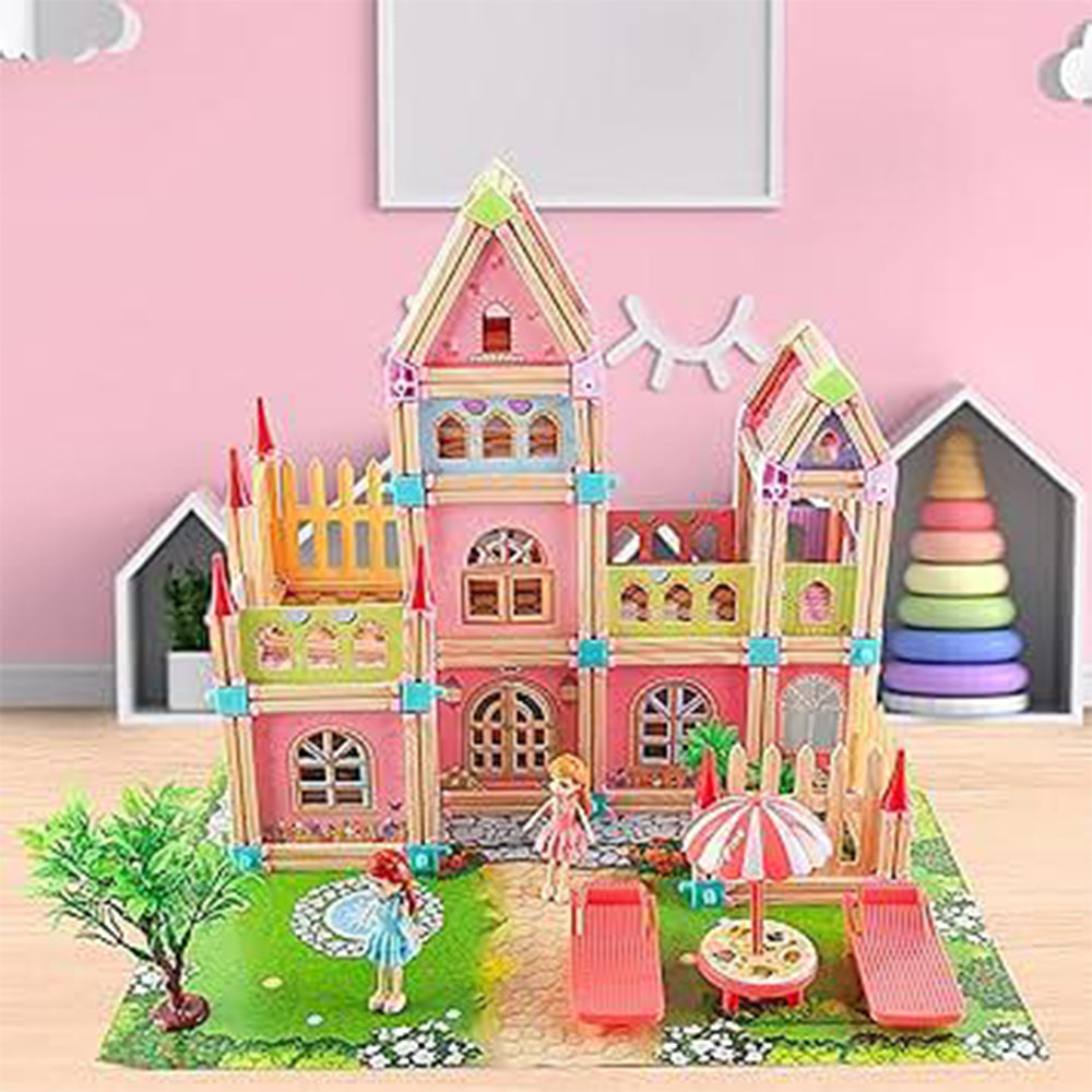 COLORFUL CREATIVE PRINCESS CASTLE SET