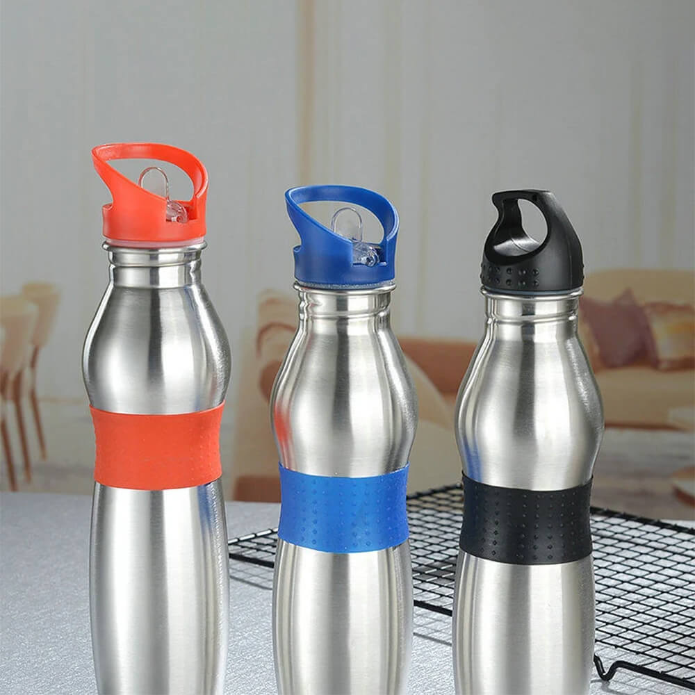 PORTABLE STAINLESS STEEL DOUBLE WALL INSULATED WATER BOTTLE