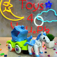 Thumbnail for KIDS MUSICAL & 3D LIGHTS STARS HORSE CARRIAGE FUN