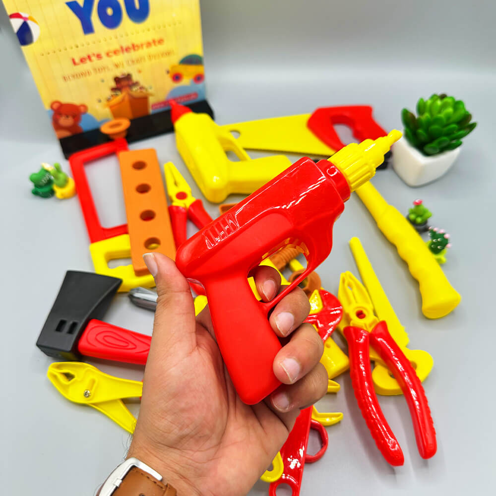 TOY MATIC CONSTRUCTION TOOL SET BOX