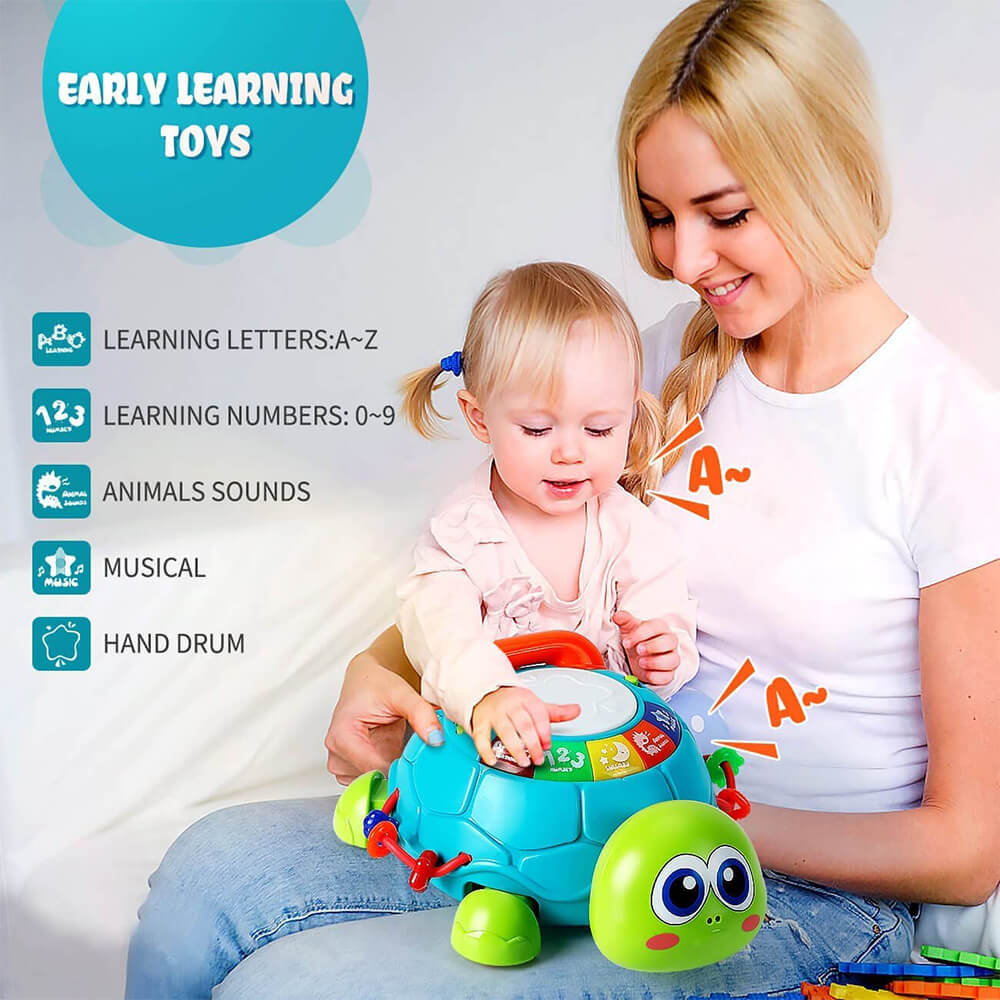 6 IN 1 MULTIFUNCTION ELECTRIC CRAWLING EDUCATIONAL MUSICAL TOY