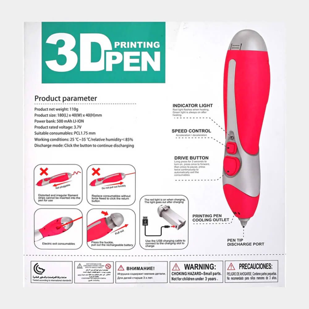 3D PRINTING PEN WITH TOOL FOR KIDS