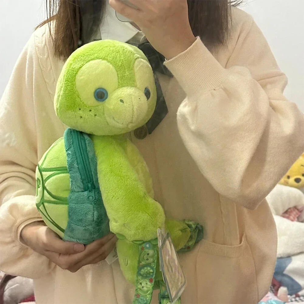 PLUSH LITTLE TURTLE BACKPACK - 30CM