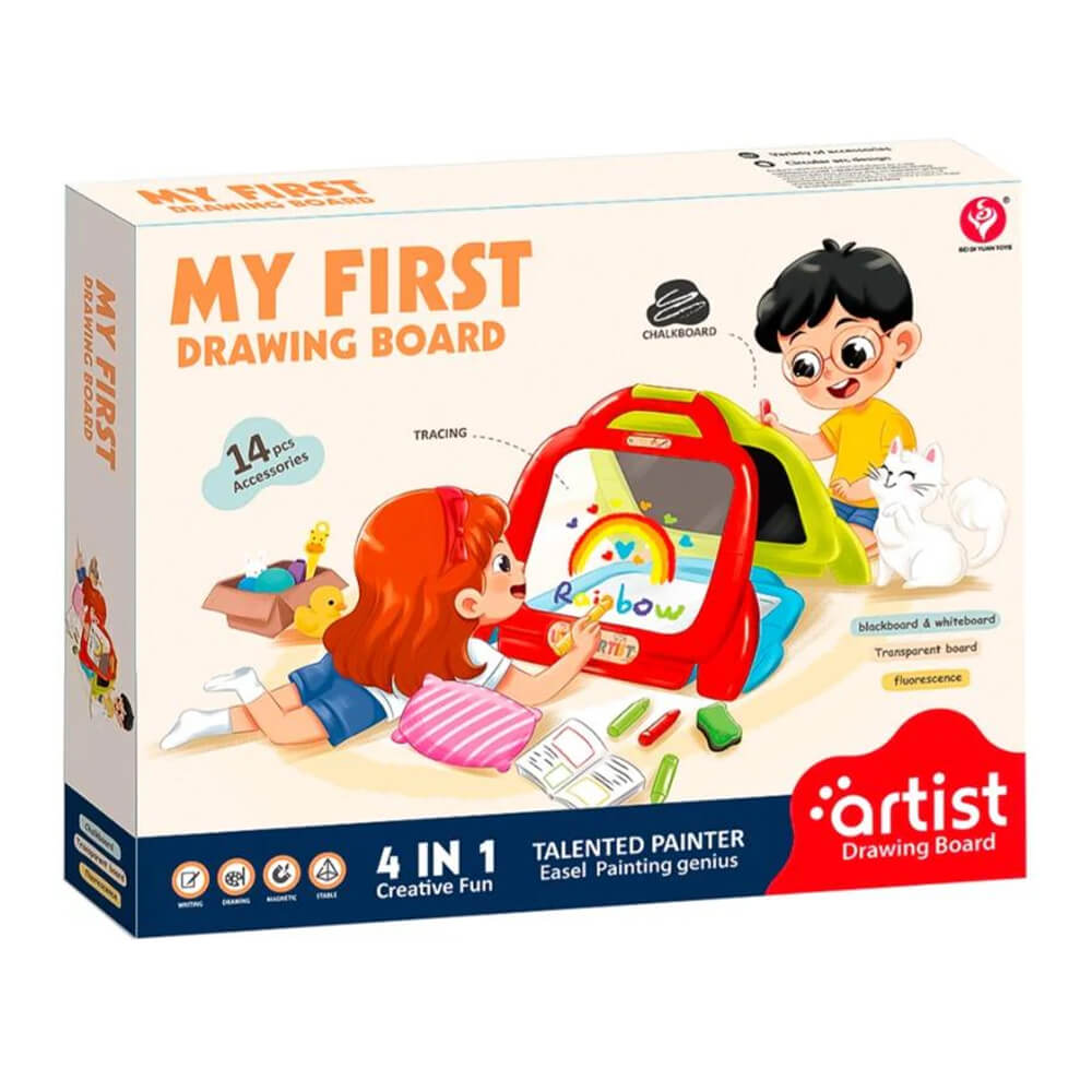 4 IN 1 FUN MULTI-FUNCTIONAL MAGNETIC PUZZLE DRAWING BOARD