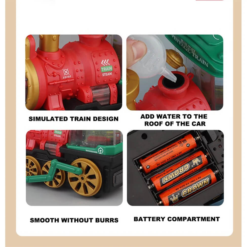 MUSICAL SPRAY ELECTRIC TRAIN TOY