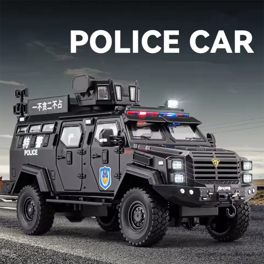 1:24 SWORDTOOTH TIGER POLICE ALLOY DIECAST MODEL