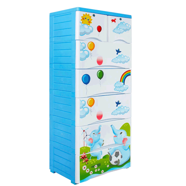 Kids plastic online storage drawers