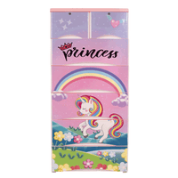 Thumbnail for KIDS & BABIES STORAGE HOME BOX - 6 DRAWERS - UNICORN