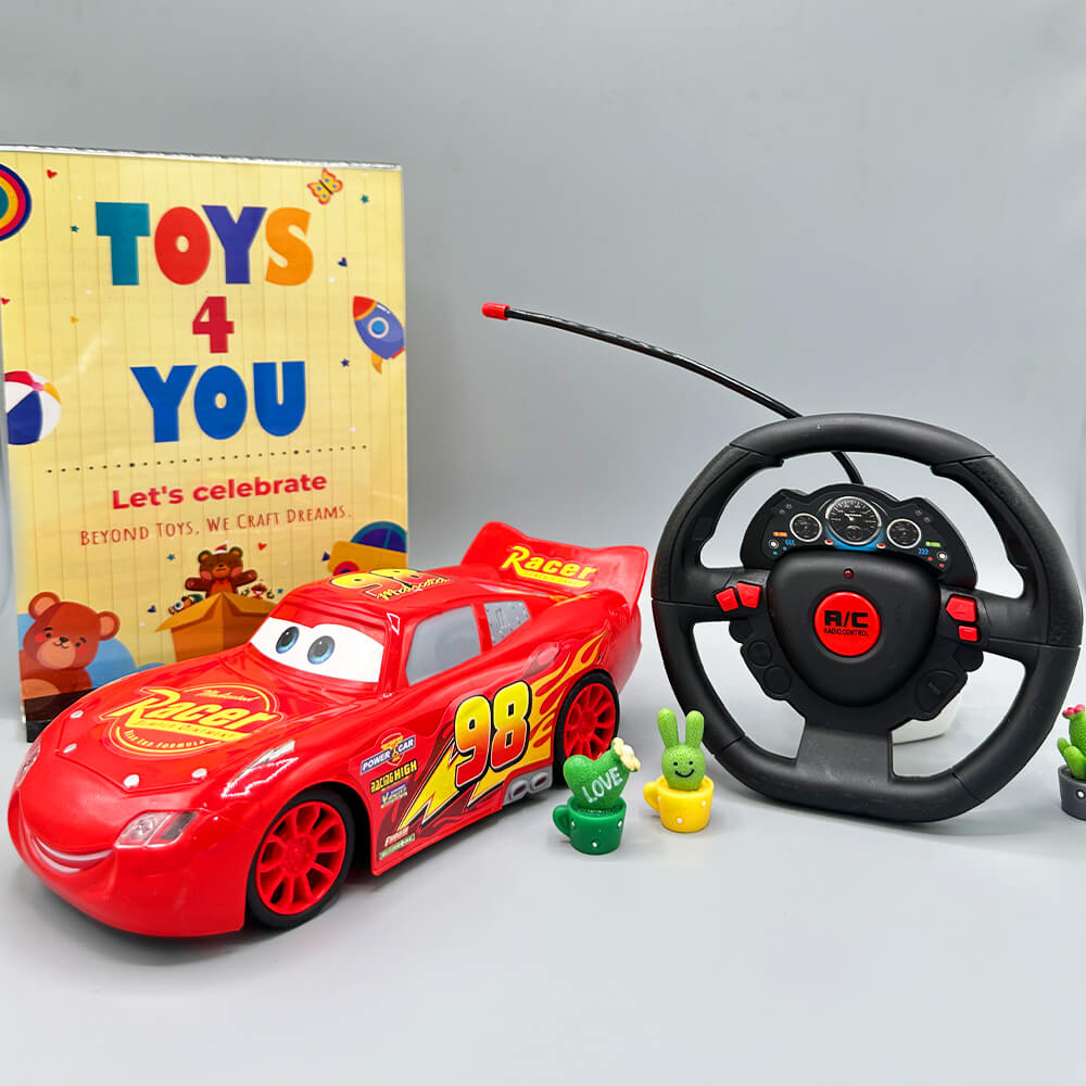 DISNEY 3D MCQUEEN REMOTE CONTROL CAR