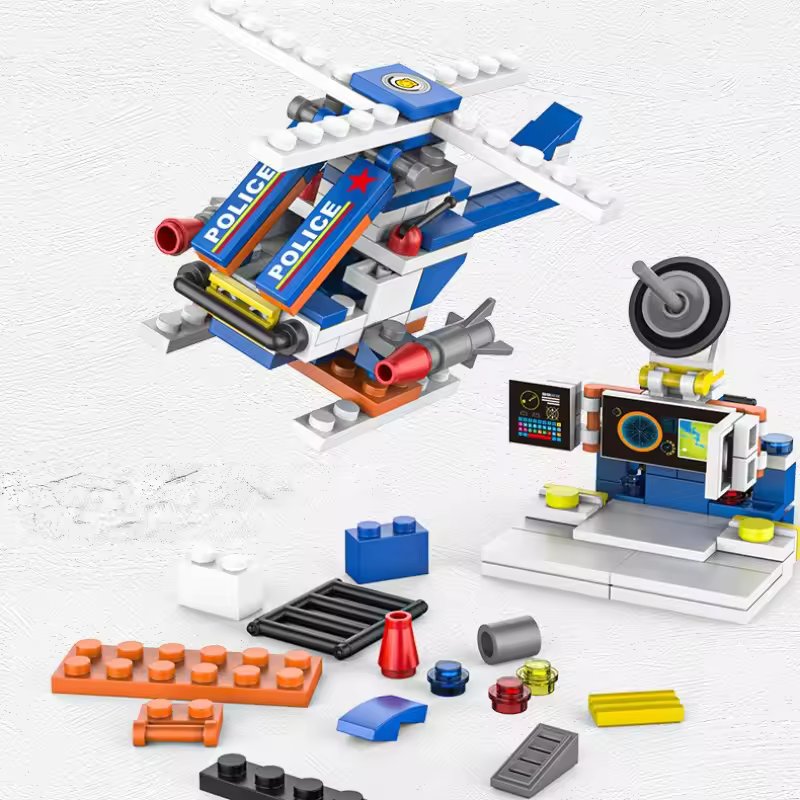 CITY POLICE BUILDING BLOCKS - 848PC