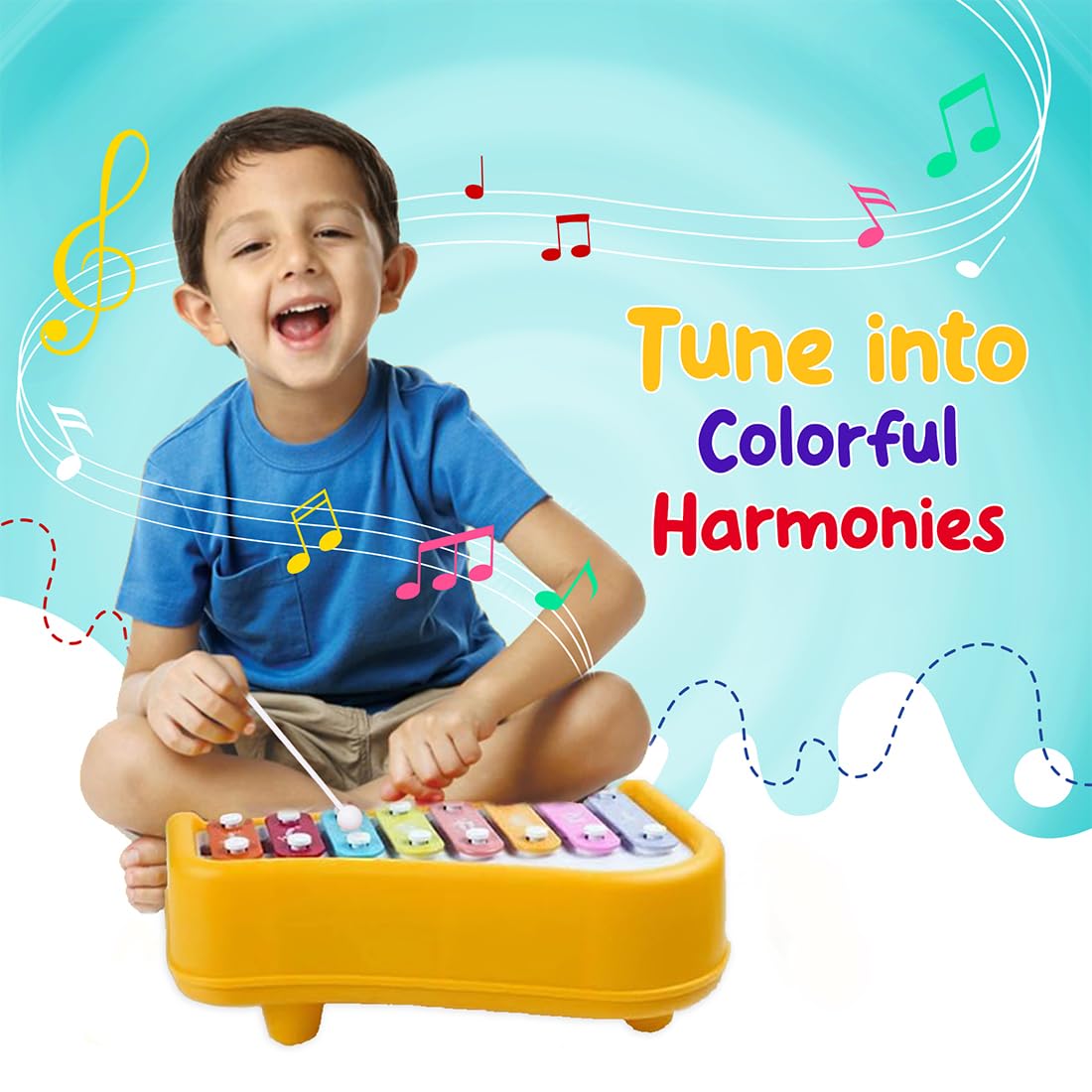 2 IN 1 PIANO & XYLOPHONE