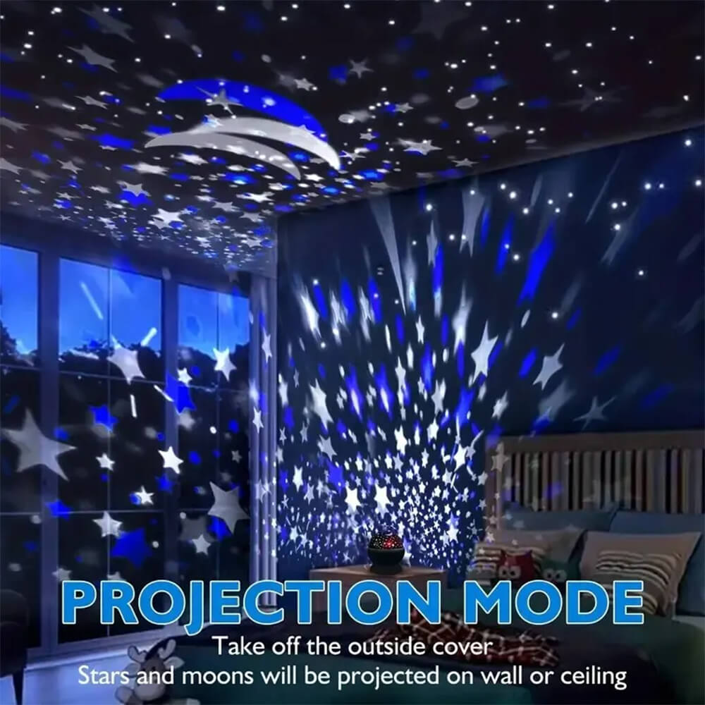 GALAXY PROJECTOR SKY ROTATING LED ROOM LIGHT