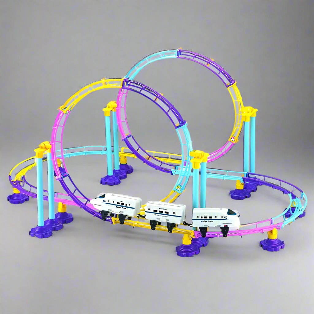 ROLLER COASTER TRAIN TRACK FOR KIDS