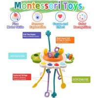 Thumbnail for OWL PULL STRING SENSORY ACTIVITY TOY