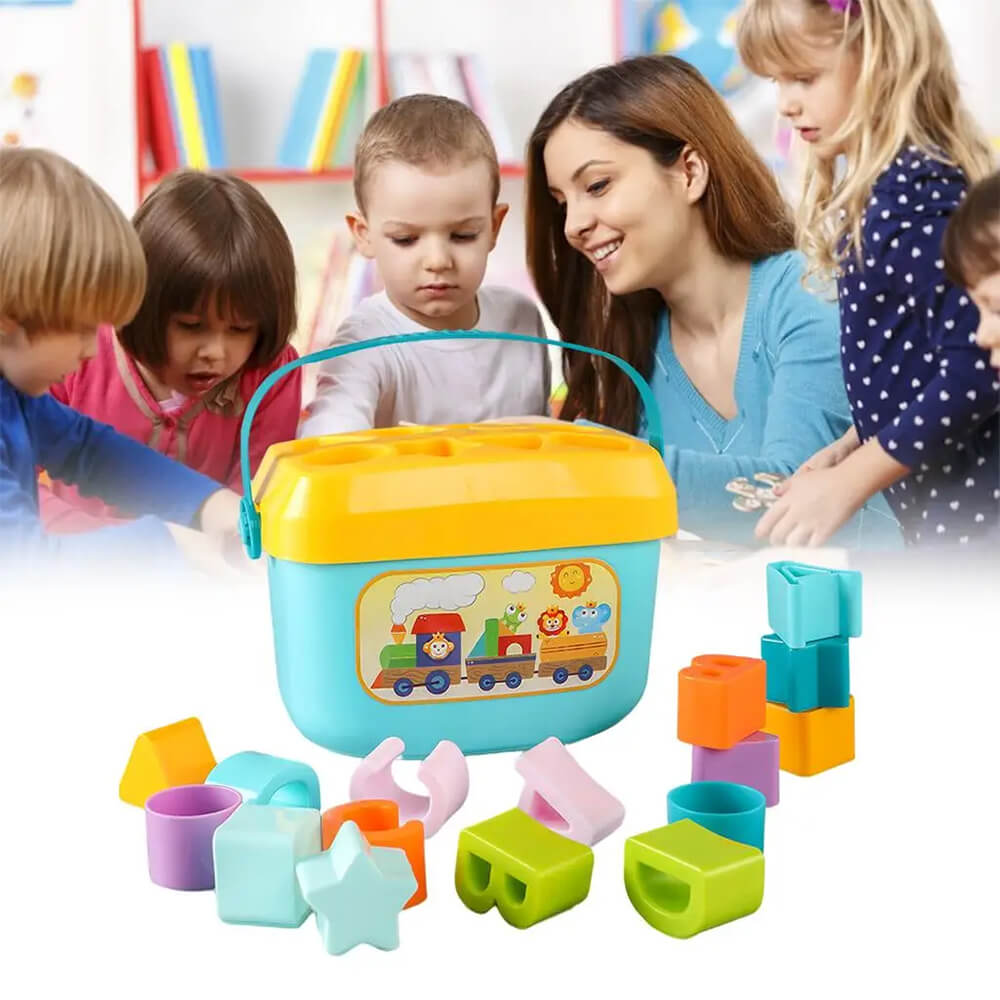 EDUCATIONAL CREATIVE SHAPE SORTER BOX