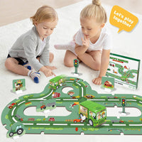 Thumbnail for 47 PCS DIY ASSEMBLING PUZZLE CAR TRACK PLAY SET