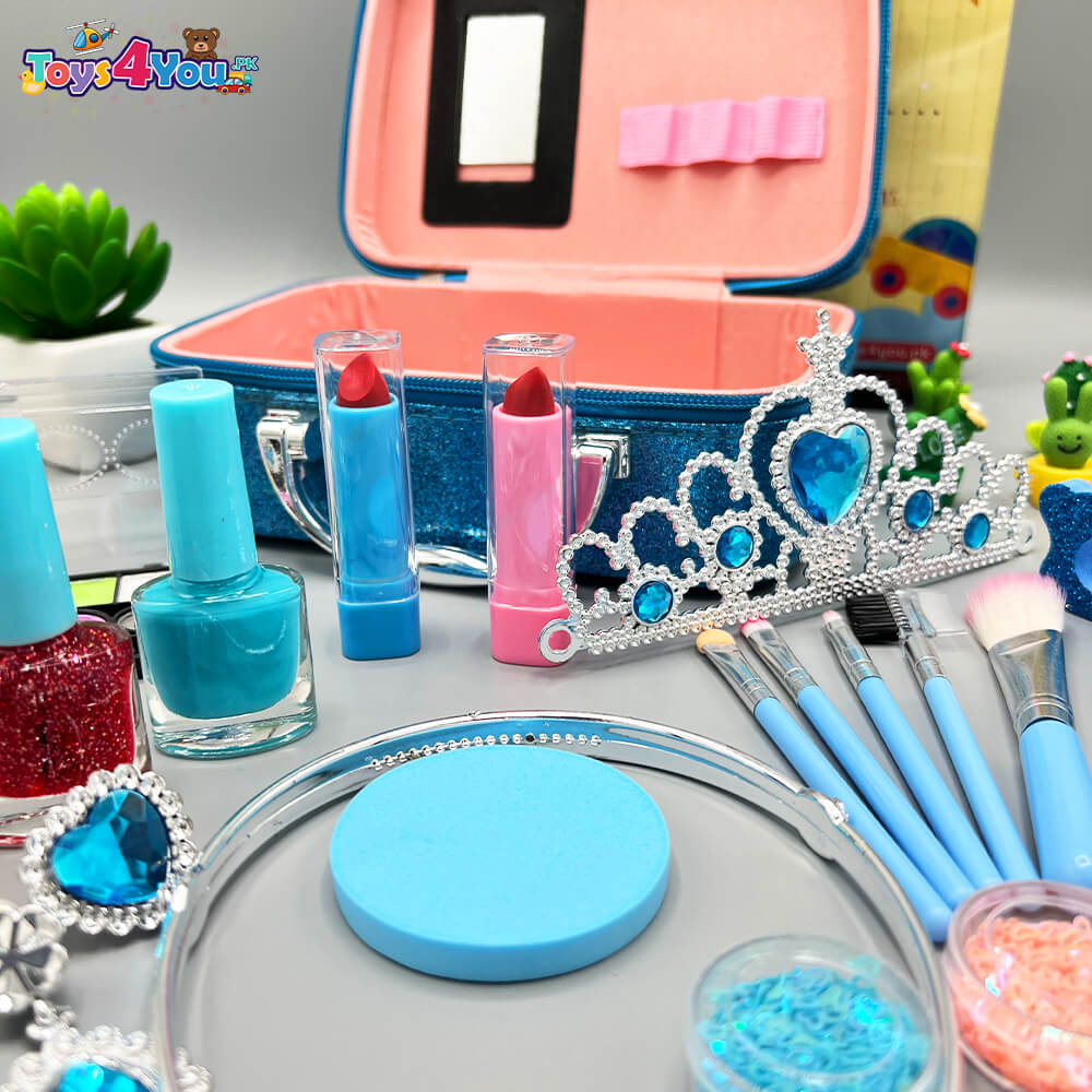 2 IN 1 REALISTIC FROZEN JEWELRY-BEAUTY MAKEUP BAG KIT