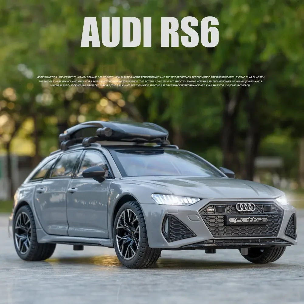 1:24 AUDI RS6 ALLOY DIECAST MODEL