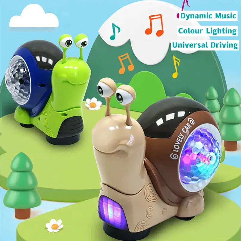 SNAIL WALKING MUSICAL TOY FOR KIDS