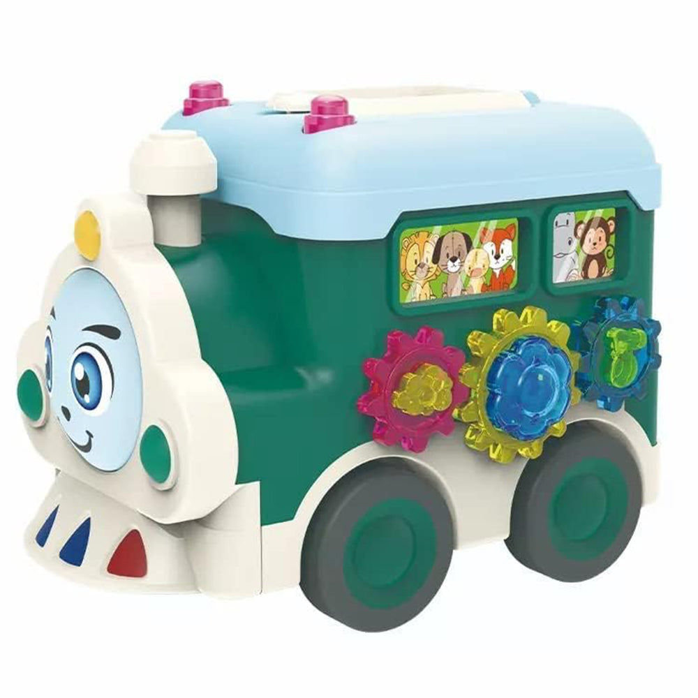 CARTOON TRAIN PIANO BABY  TOY