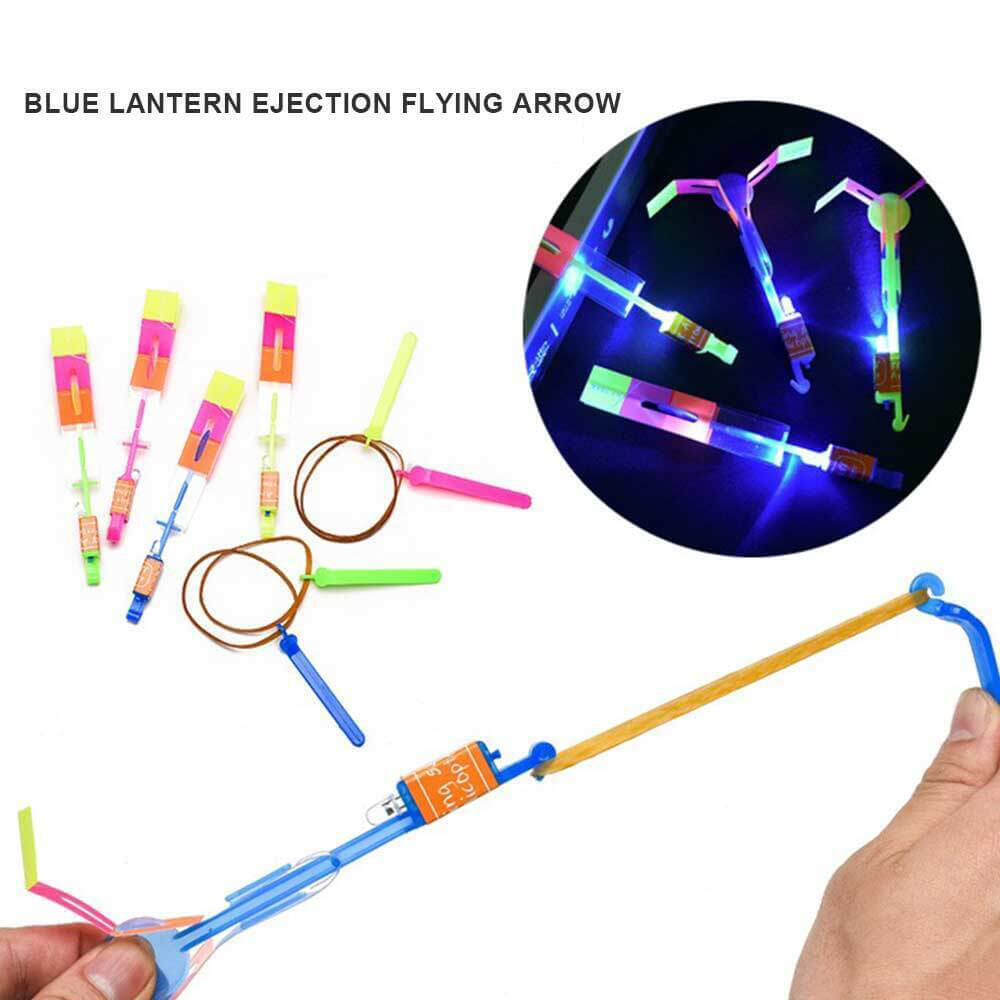 SLINGSHOT FLYING COPTER WITH LED LIGHTS - PACK OF 5