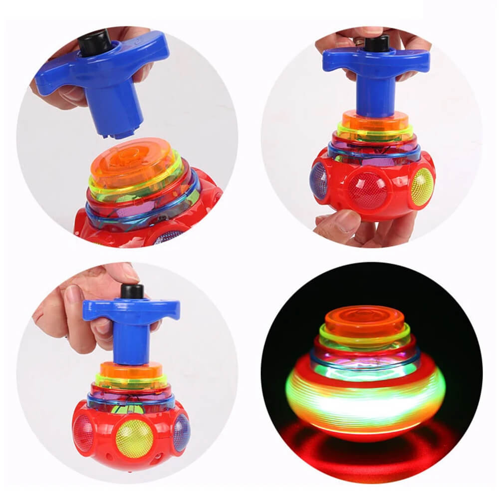 LED GYROSCOPE SPINNING TOY