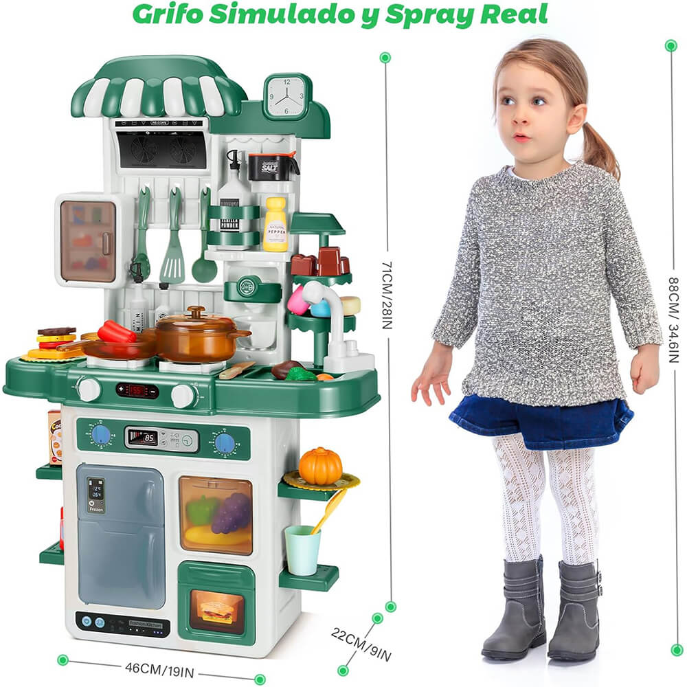 REALISTIC SPRAYS EASY TO ASSEMBLE KITCHEN SET - 48 PCS