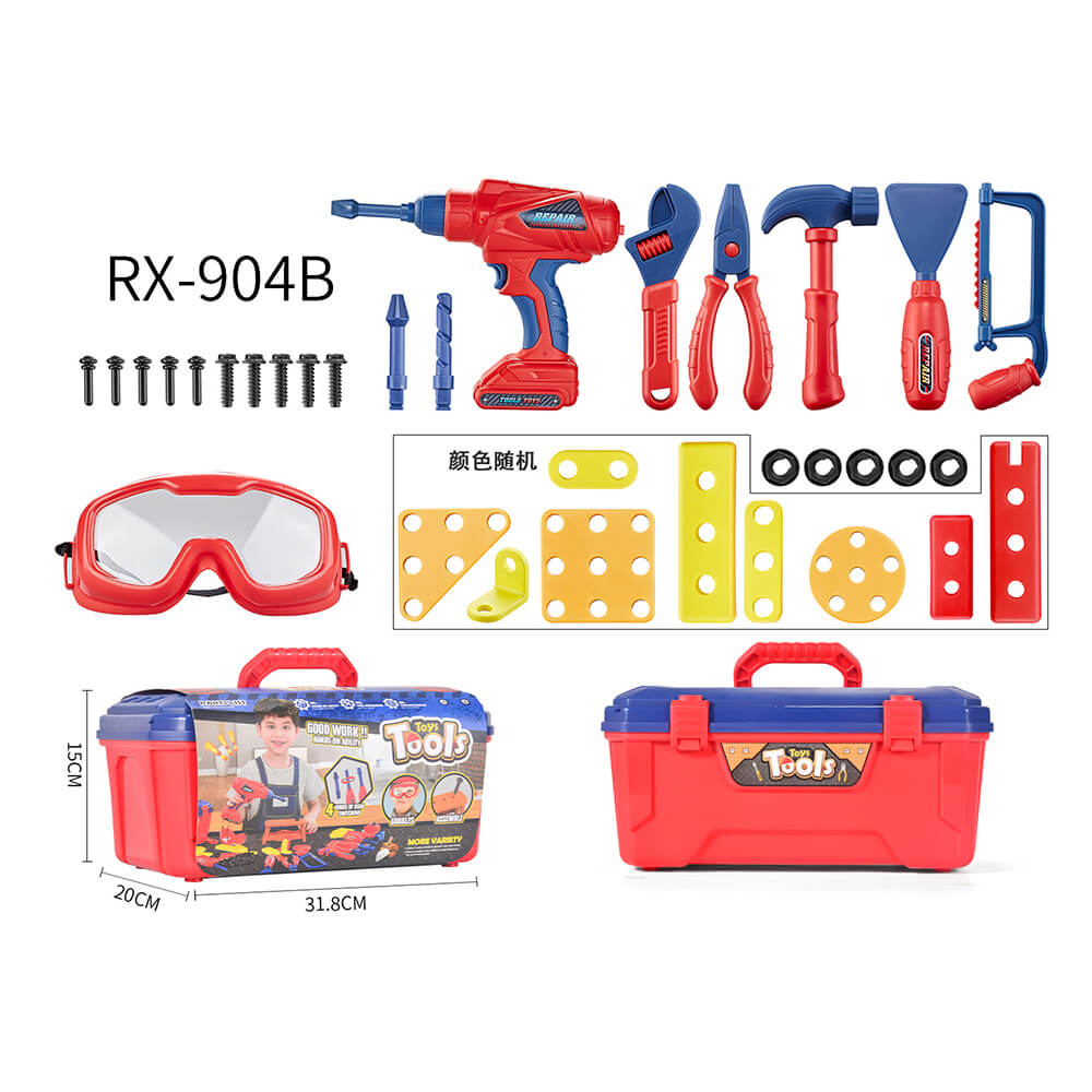 EDUCATIONAL SUITCASE BOX TOOL SET FOR KID