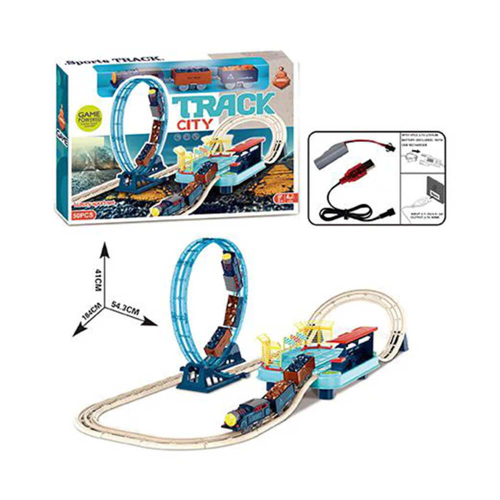 LUXURY FUNNY TRACK CITY SET - 50 PCS