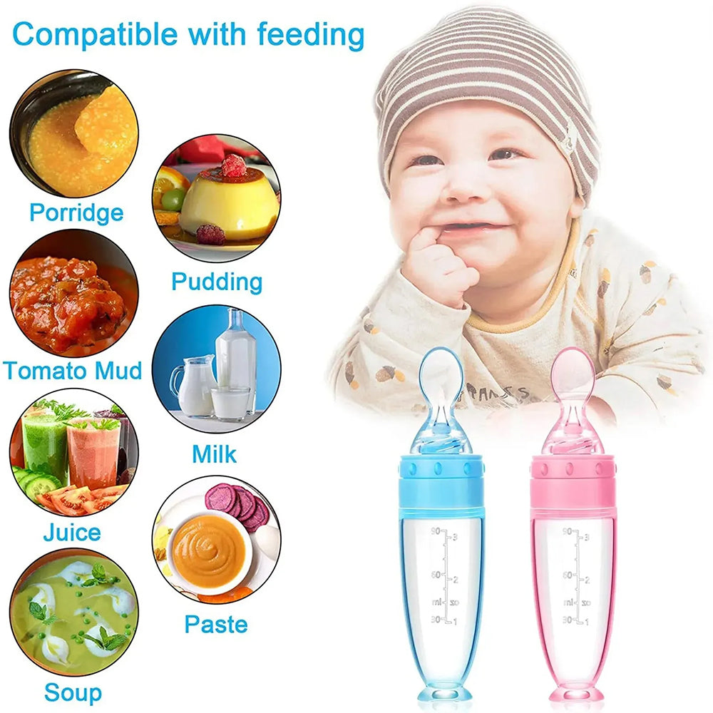 BABY SILICONE FEEDING SPOON