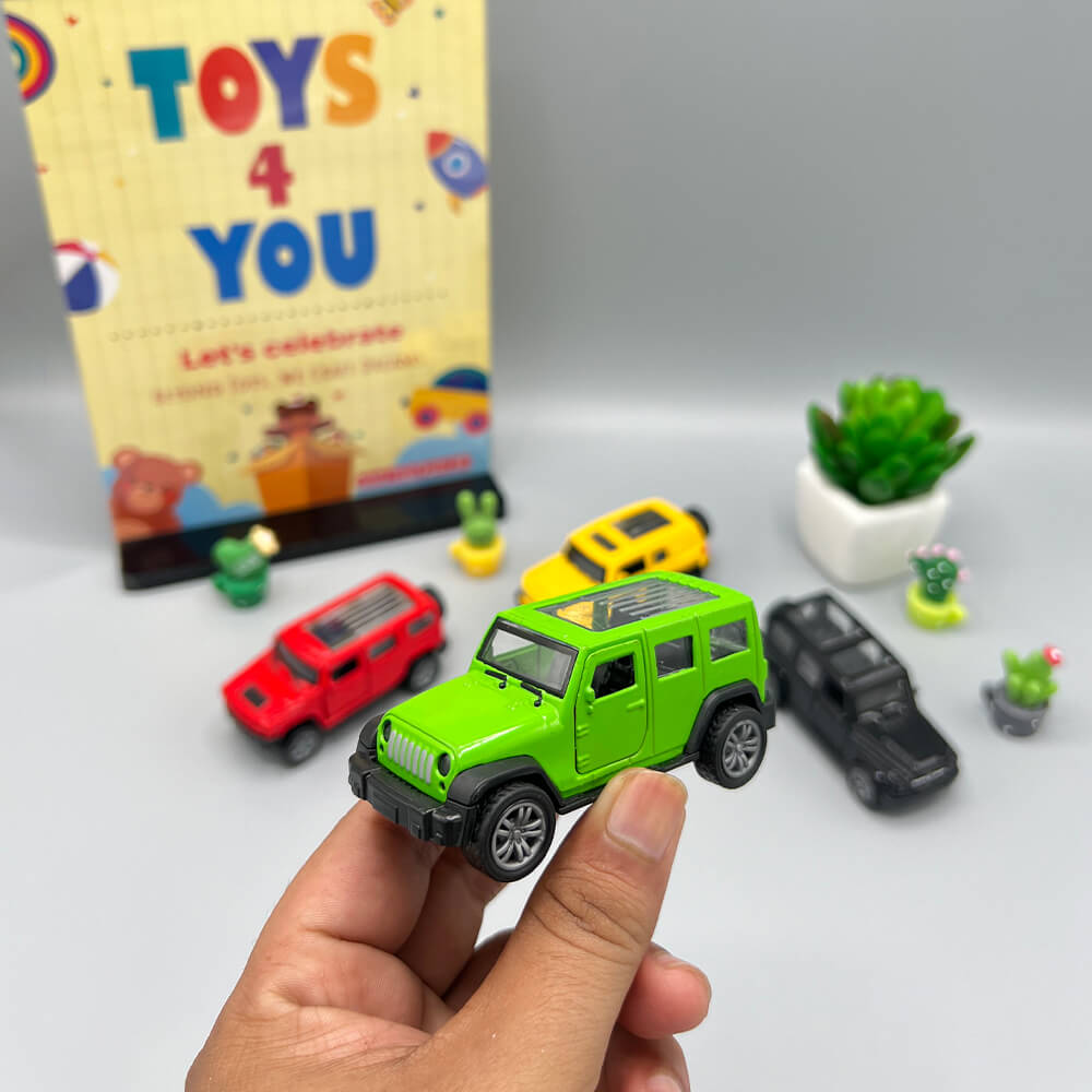 KIDS MINI METAL CAR COLLECTION - 4 PCS