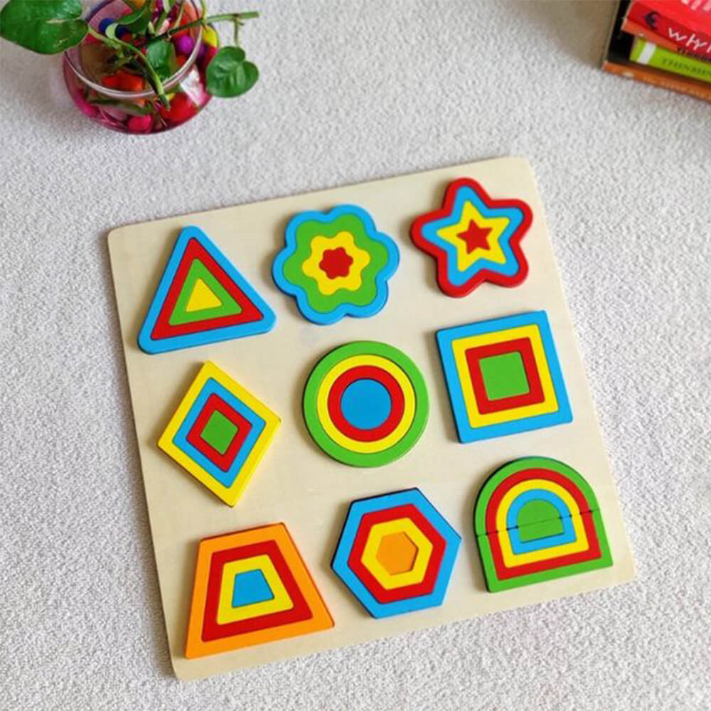 3D WOODEN GEOMETRY PUZZLES GAMES