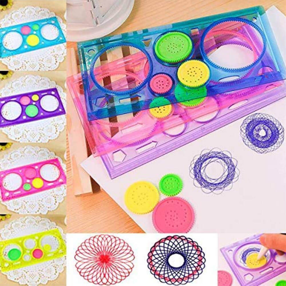 SPIROGRAPH GEOMETRIC RULER - PACK OF 3