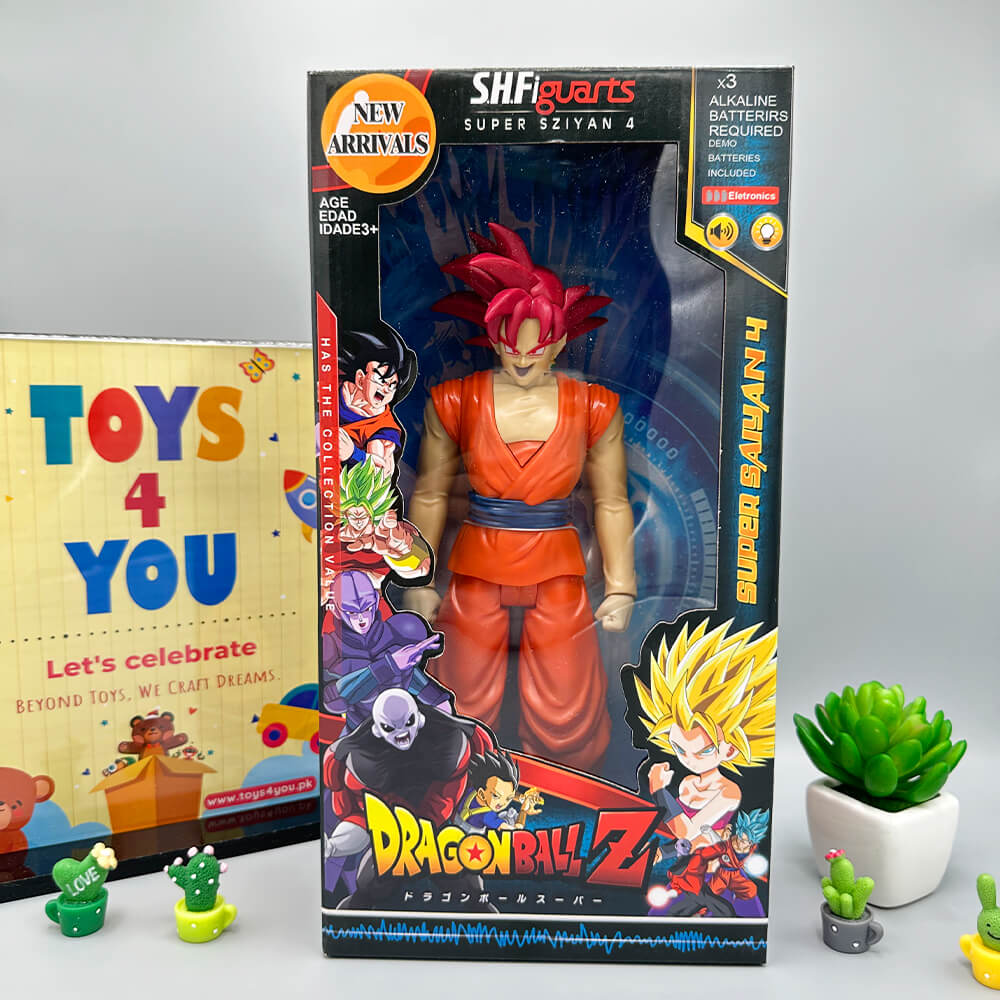 DRAGON BALL Z GOKU SUPER SAIYAN GOD FIGURE SET