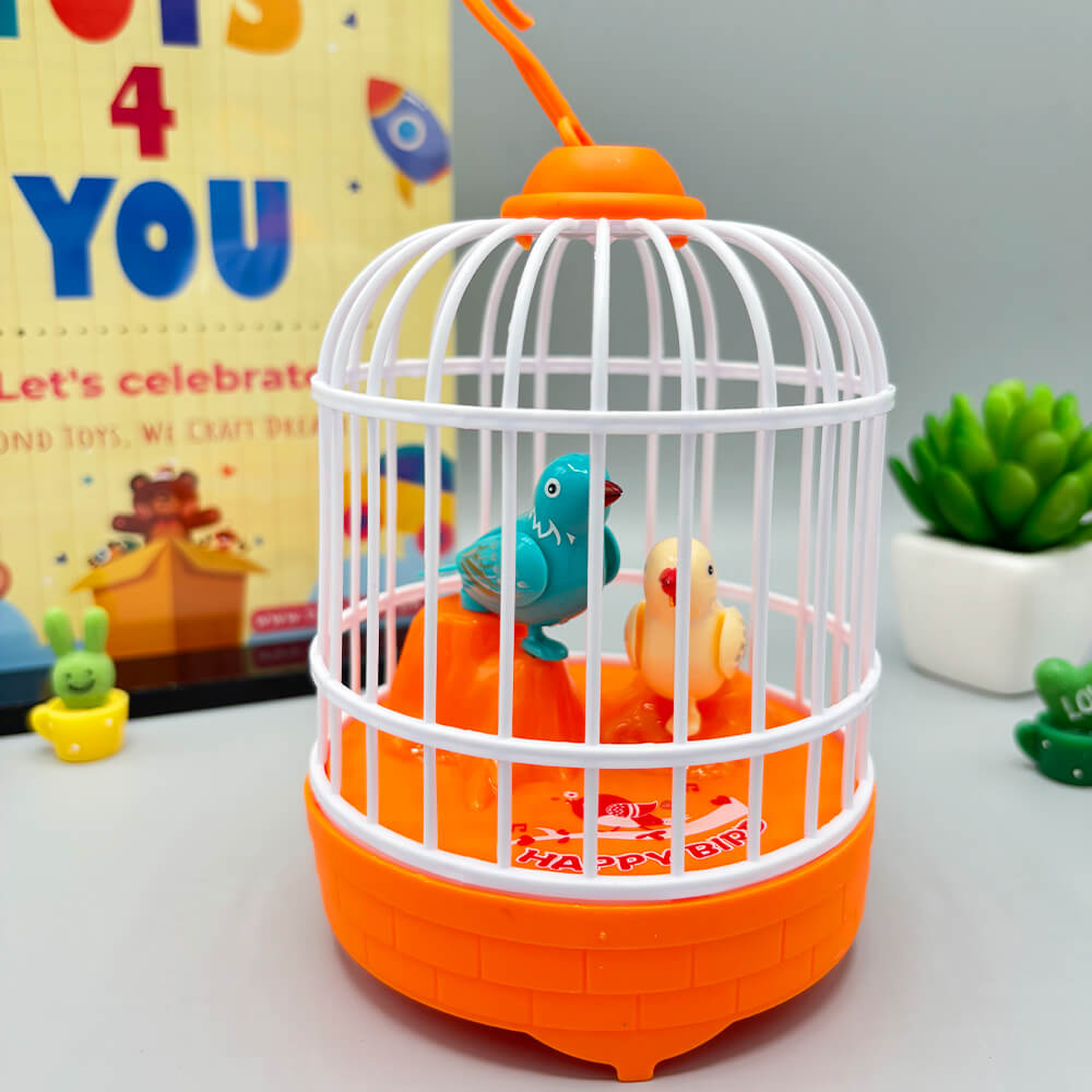 ELECTRIC INDUCTION MINI BIRD CAGE WITH LIGHT & SOUND