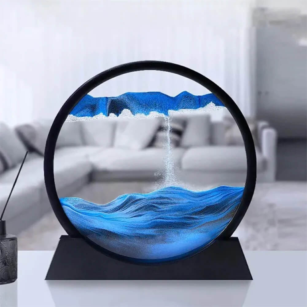 MESMERIZING 3D SANDSCAPE HOURGLASS ART